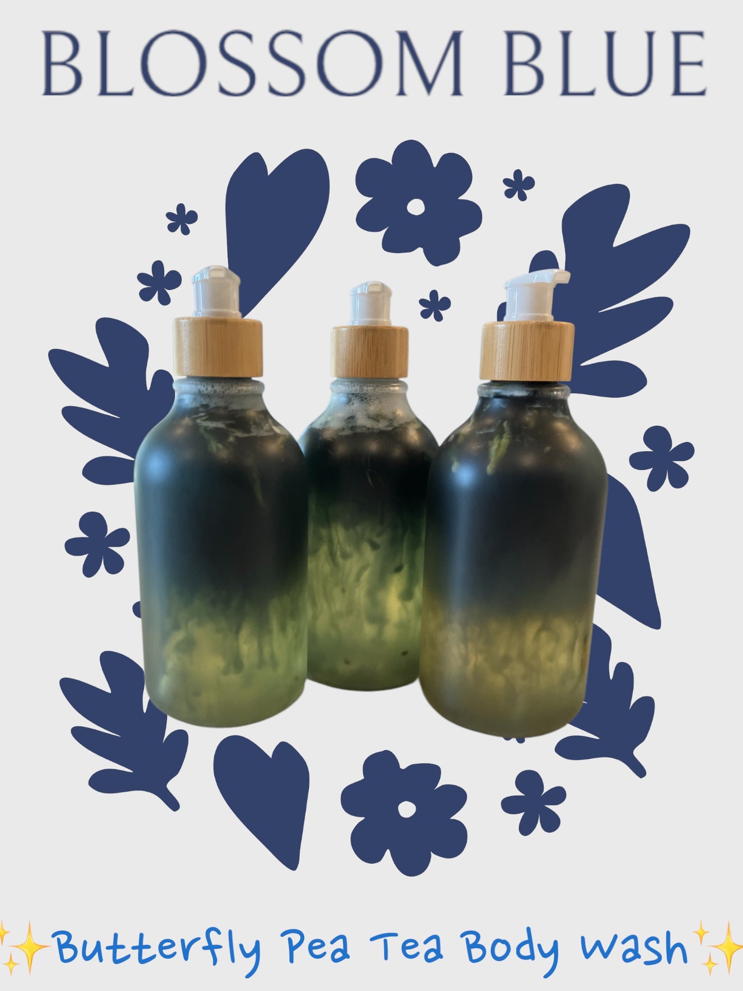 Butterfly Pea Aloe Seamoss Goat Milk Glycerin Wash