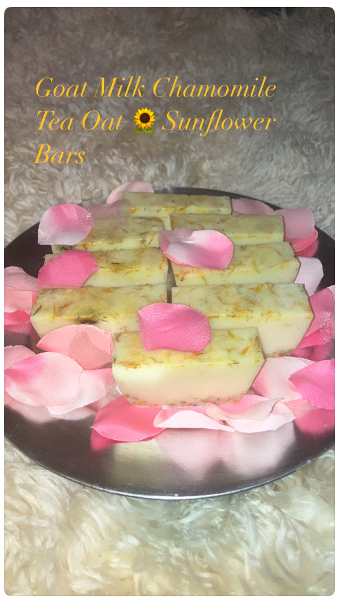 🌼SUNFLOWER CHAMOMILE ECZEMA GOAT MILK BAR🌼