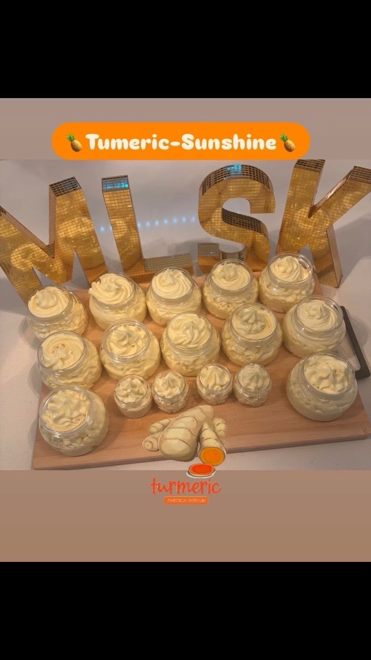 TURMERIC PINEAPPLE MANGO WHIPPED SHEA BUTTER✨