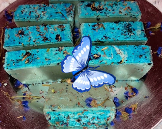"Butterfly Pea" GOAT MILK Bar Soap
