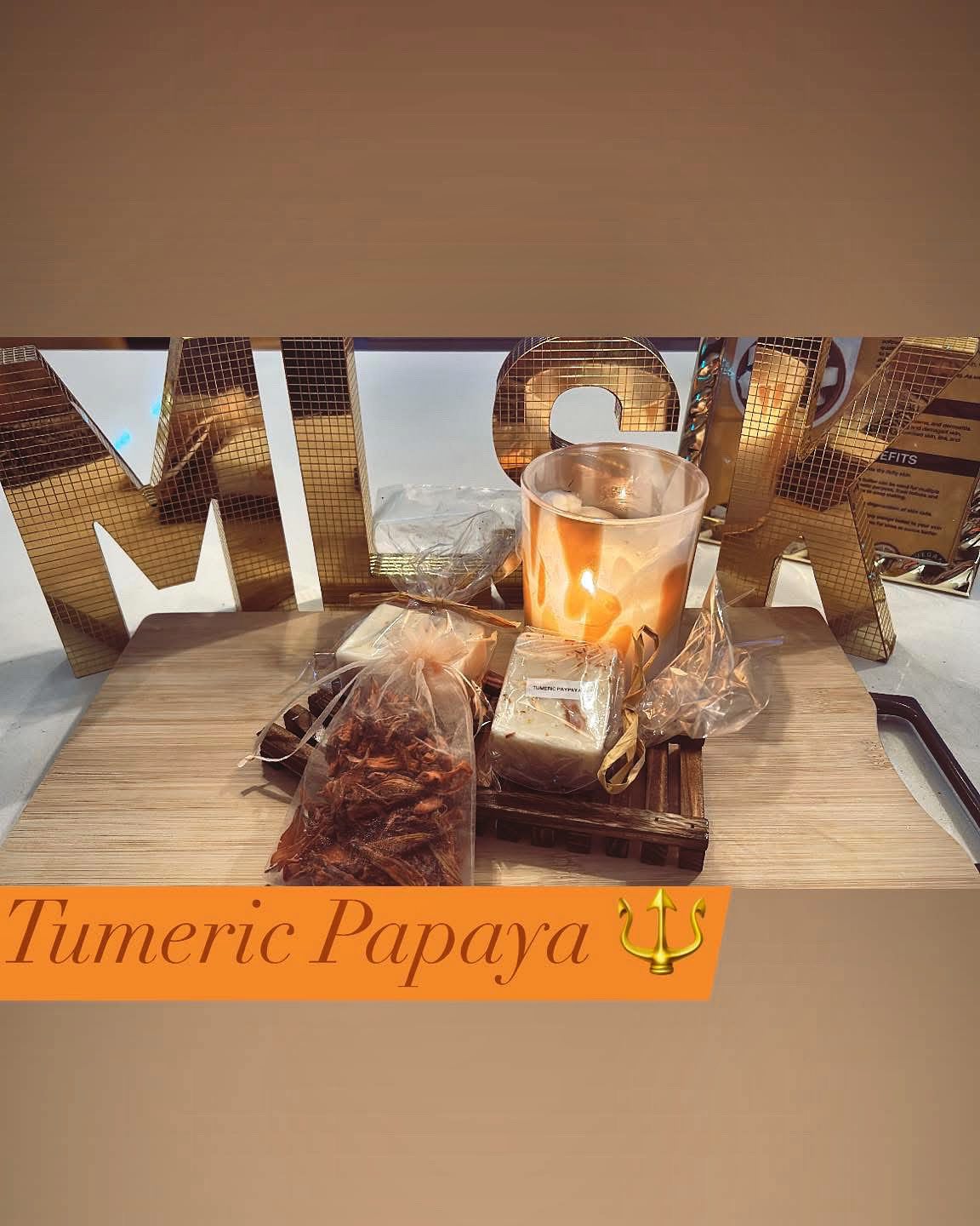 "PIGMENTATION Turmeric Papaya" GOAT MILK Bar Soap