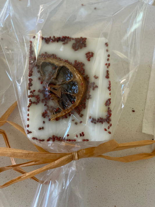Grapefruit Cranberry Exfoliation Goat Milk BAr