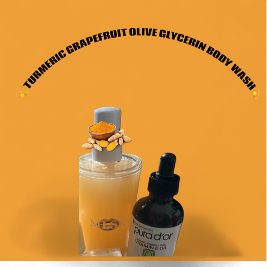 TURMERIC GRAPEFRUIT OLIVE GLYCERIN BODY WASH!