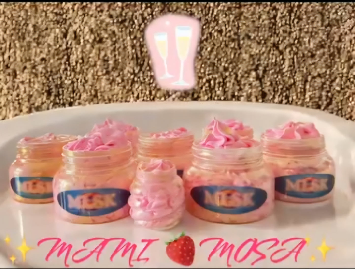 "Mami Mosa" Whipped Body Butter strawberry champagne